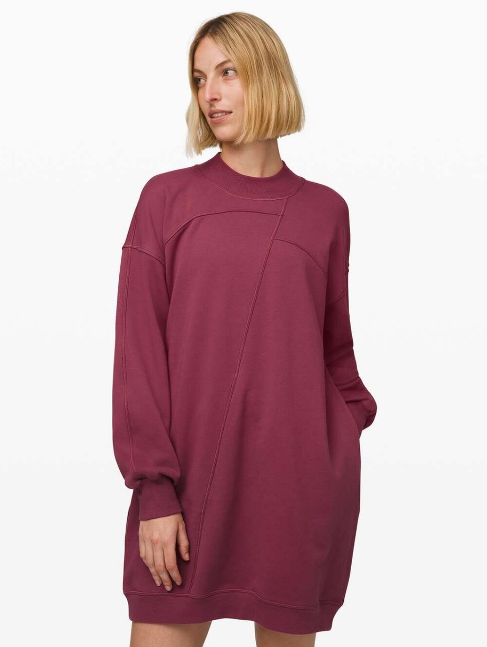 Lululemon Broken Beats Sweater Dress Plumful